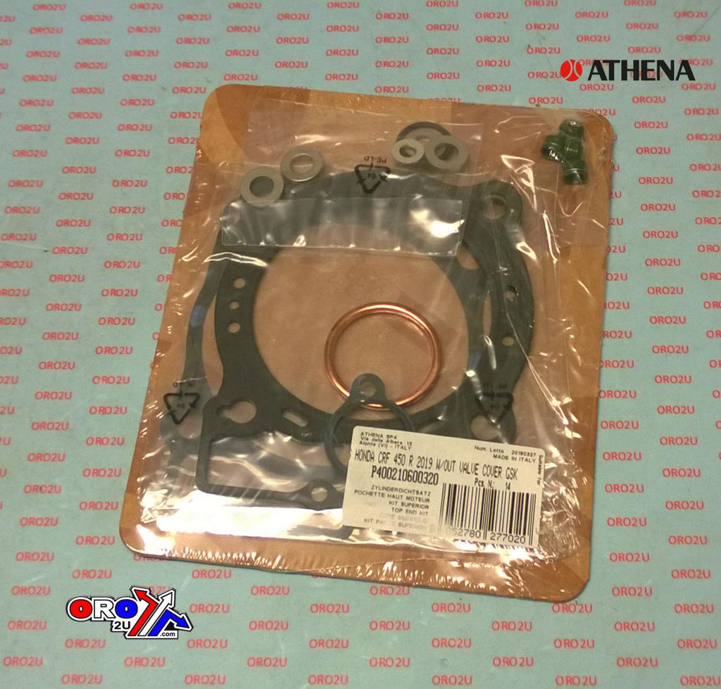 TOP END GASKET SET CRF 450 R/RX 19-20, CRF 450X 19-24 ATHENA P400210600320 HONDA