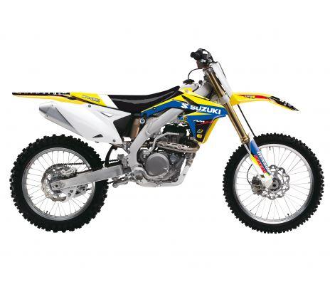 08-17 RMZ450 DREAM 4 DECAL KIT, BLACKBIRD 8316N SUZUKI