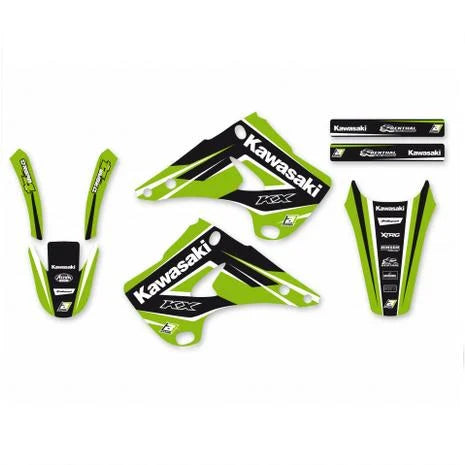 03-08 KX125 250 DREAM-4, BLACKBIRD DECAL KIT 2408N