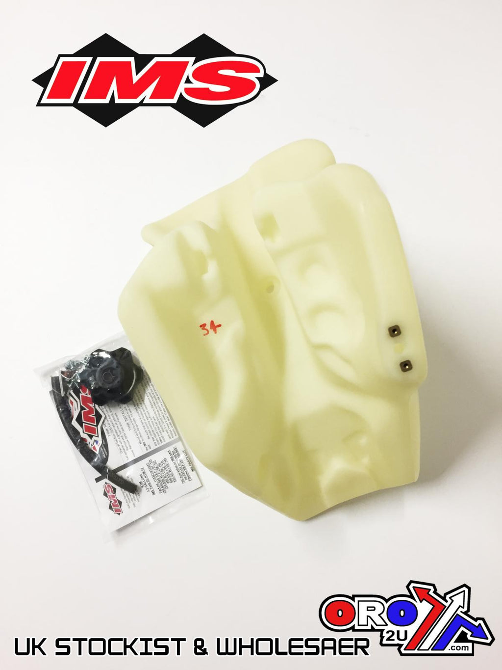 IMS Fuel Tank 3.2 gal Natural Screw Cap, KTM 450 SX-F 2007-2010, 113327-N2