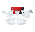 PLASTIC KIT 6PC 19-20 CRF250/450RX, WHITE RTECH R-KITCRF-BN0-601