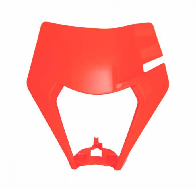 FRONT HEADLIGHT 2020-23 KTM NEON ORANGE, RTECH R-MASKKTMAN20