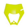 FRONT HEADLIGHT 2020-23 KTM NEON YELLOW, RTECH R-MASKKTMGF20