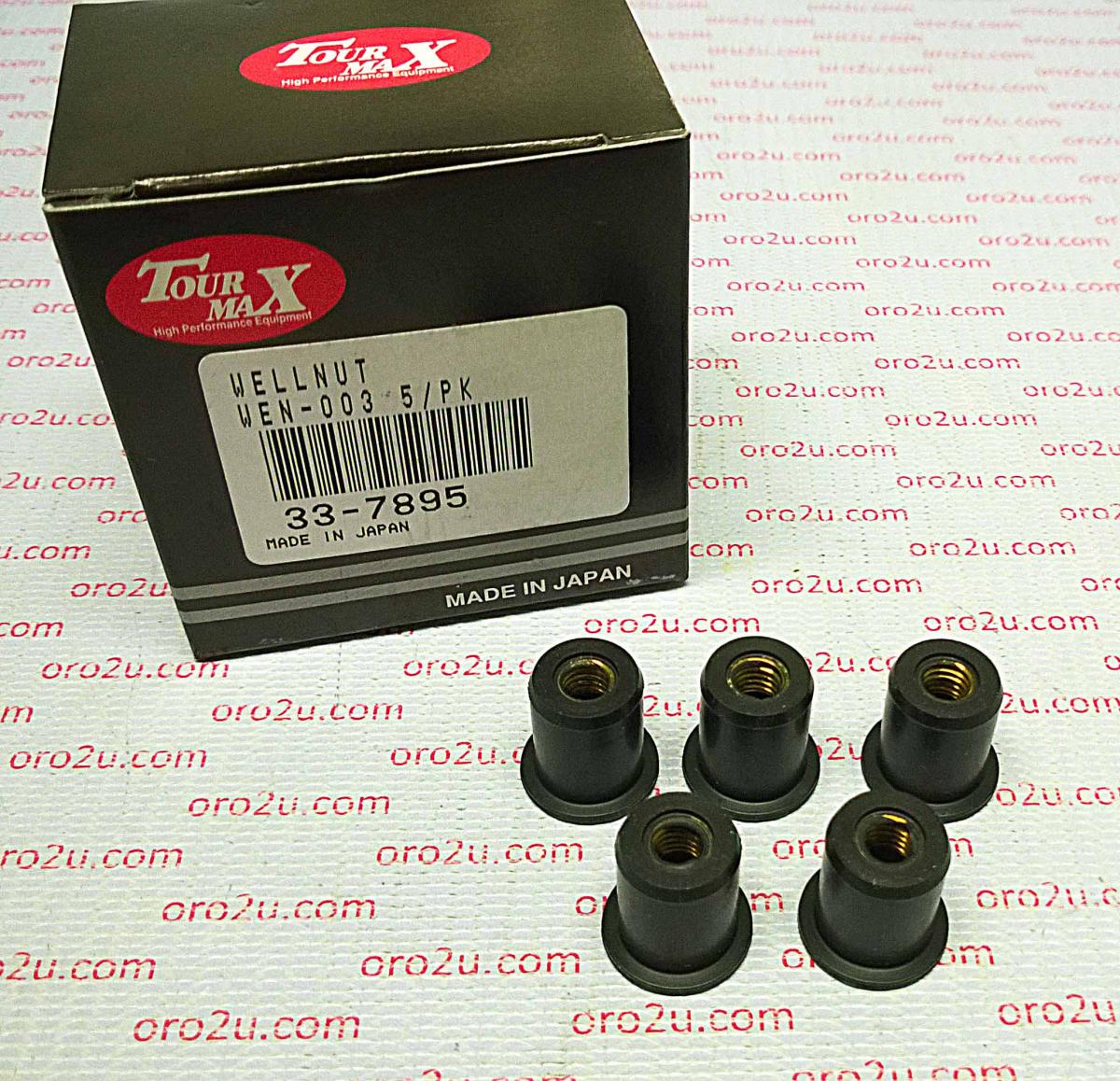 WELLNUT M6 C-630 TYPE (5PK), KAWASAKI, K&L 33-7895, TOOLS ROAD 92015-1394