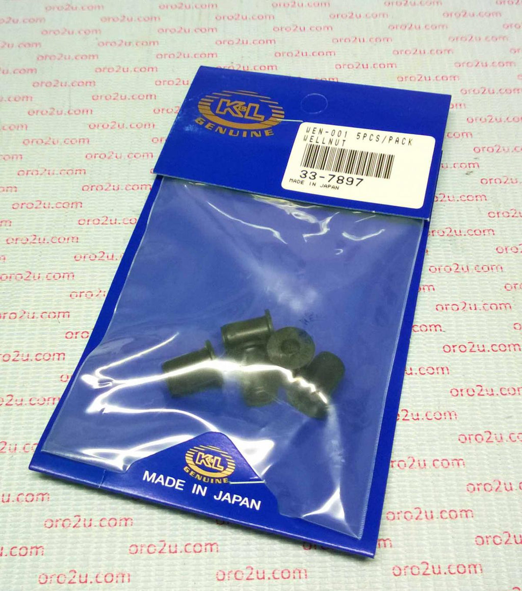 EXPANDING NUTS 09-16 HONDA CBR RA 1000 WELLNUT M5 9.5mm 5PK 33-7897 90111-MFL-D01