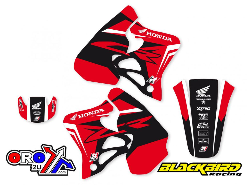 93-97 CR125, 92-96 CR250 DREAM 4, BLACKBIRD DECAL KIT 2140N