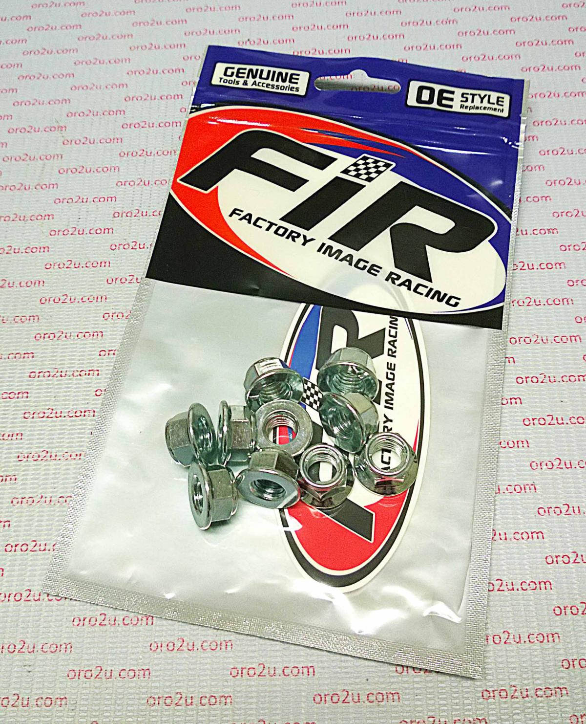 M10 x 1.50mm FLANGE LOCK NUT, PACK OF 10