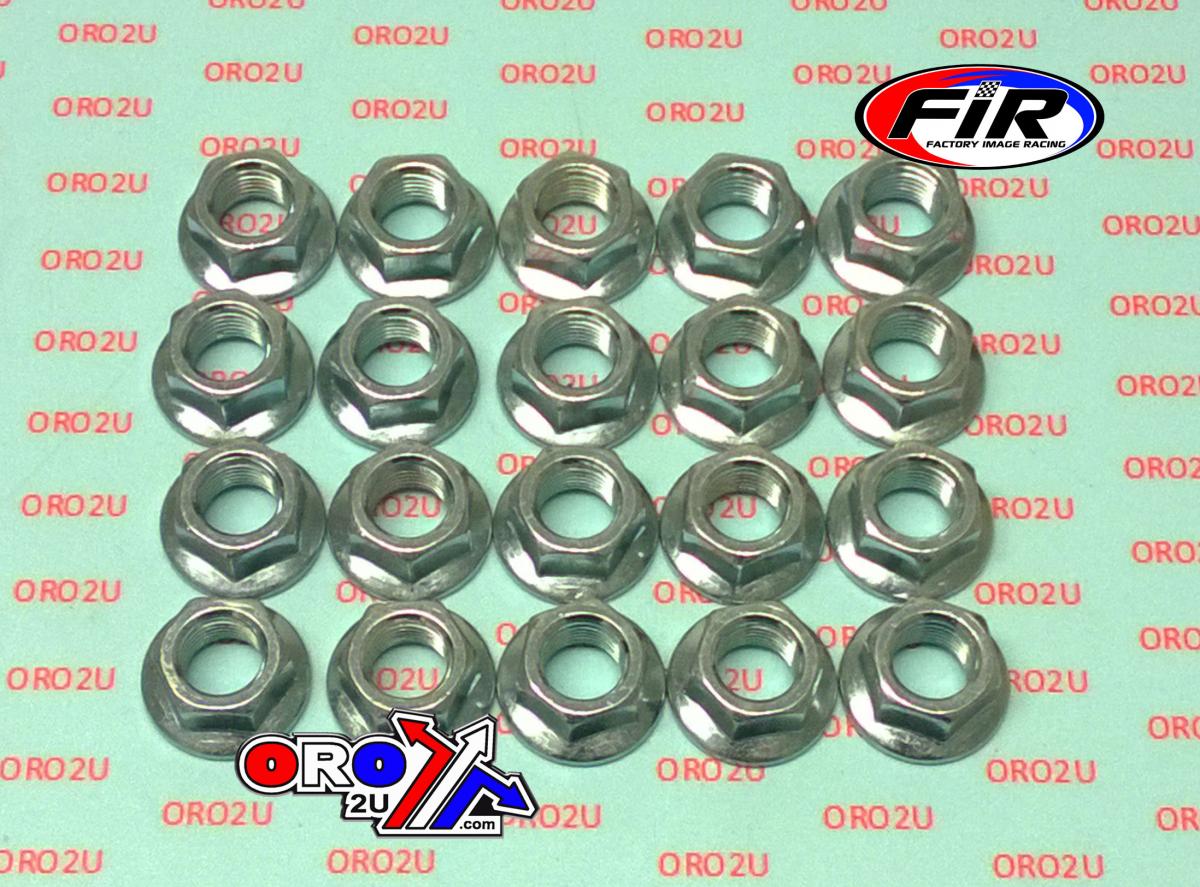 M12 x 1.25mm FLANGE NUT PACK OF 20