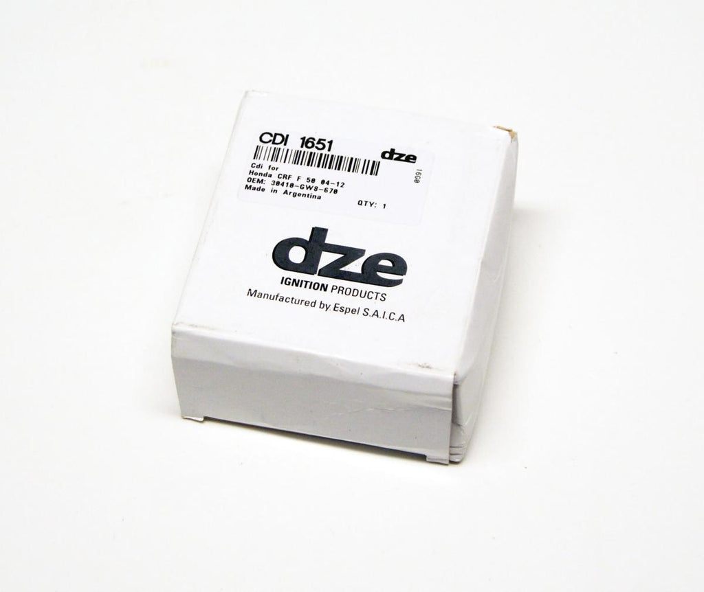 CDI UNIT BOX Z50R, CRF50F, CRF70F, DZE 01651-04 CDI 1651, 30410-GW8-670
