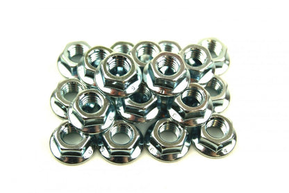 M8 x 1.25mm FLANGE NUT, PACK OF 20