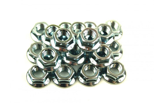 M8 x 1.25mm FLANGE NUT, PACK OF 20