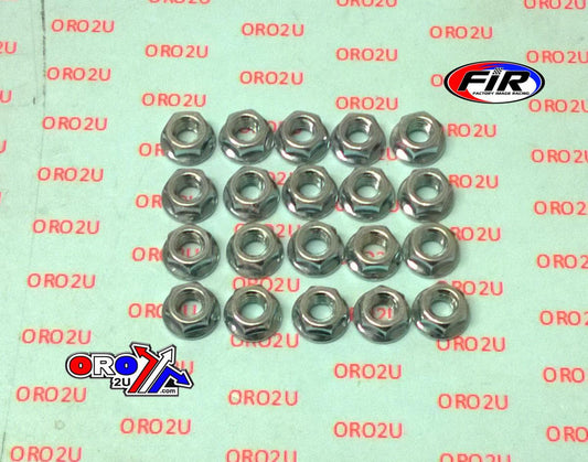 M6 x 1.00mm FLANGE NUT, PACK OF 20