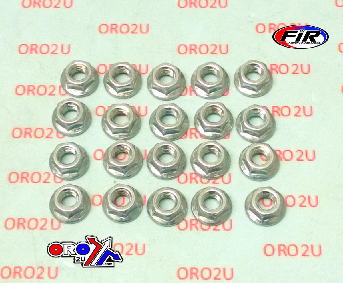 M5 x 0.80mm FLANGE NUT, PACK OF 20