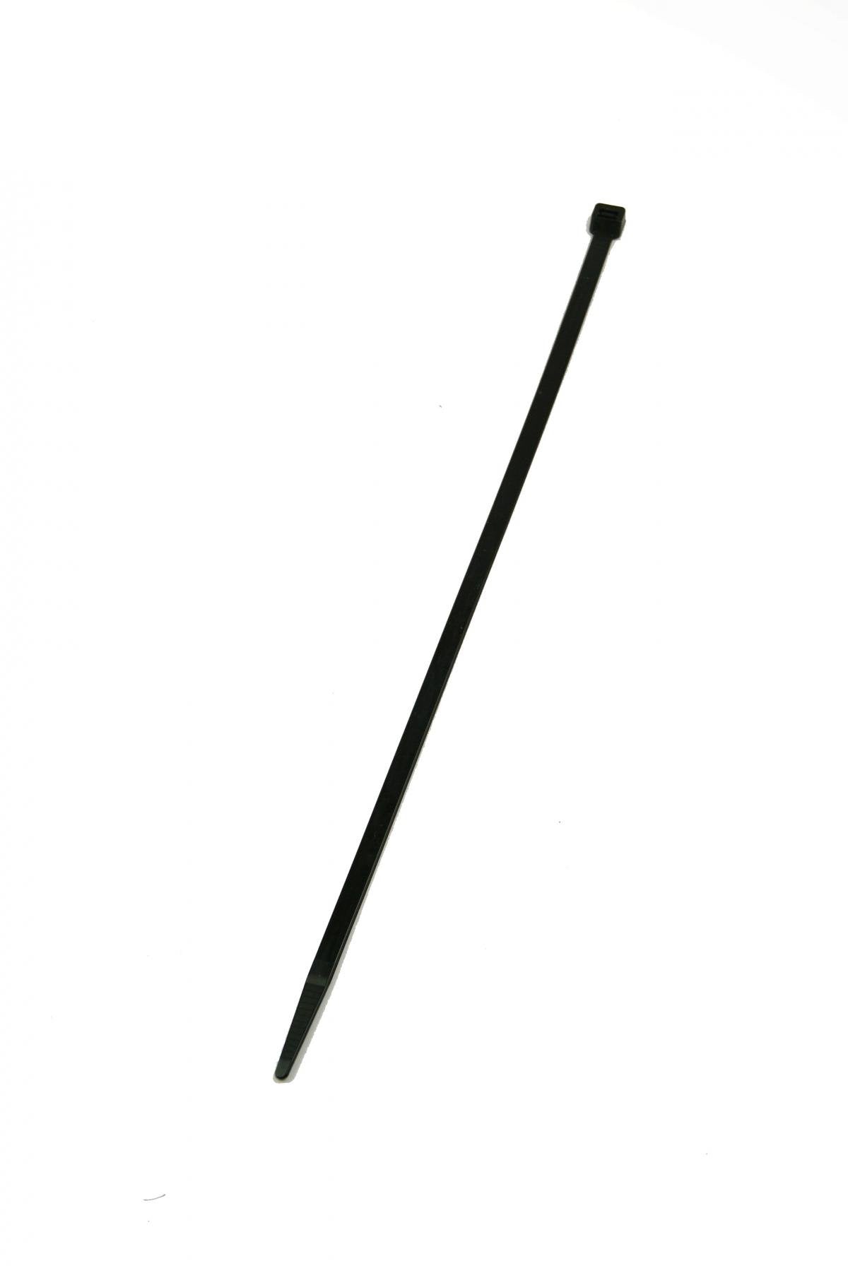 NYLON CABLE ZIP TIE - BLACK, 370mm x 7.6mm - EACH
