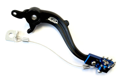 BRAKE PEDAL SHERCO 14-22 BK/BL, FIR ASB-073F BLACK/BLUE TIP 3496, FIR BRAND