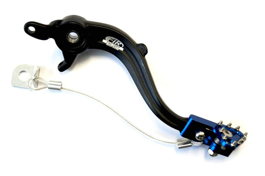 BRAKE PEDAL SHERCO 14-22 BK/BL, FIR ASB-073F BLACK/BLUE TIP 3496, FIR BRAND