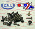 ROUND TOP PHILLIPS SCREW 5x20, ZX TYPE, BLACK 5 x 20mm (25PK), 92009-1656, 92009-1453 TOOLS 33-8321