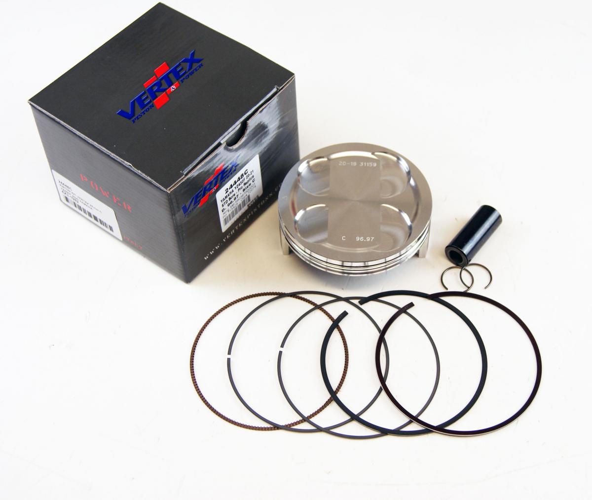 PISTON KIT VERTEX 97.0 C YAMAHA WR/YZ 450 20-22, VERTEX 24448C COMPR 12,8:1