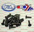 FLAT TOP PHILLIPS SCREW 5x20 ZX, BLACK 5 x 20mm 33-8323, ROAD TOOLS