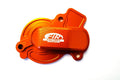 WATER PUMP COVER 16-18 SX-F 450 KTM, FIR ASWPC-01, BILLET ALLOY ORANGE, 79435052000 OEM FITMENT