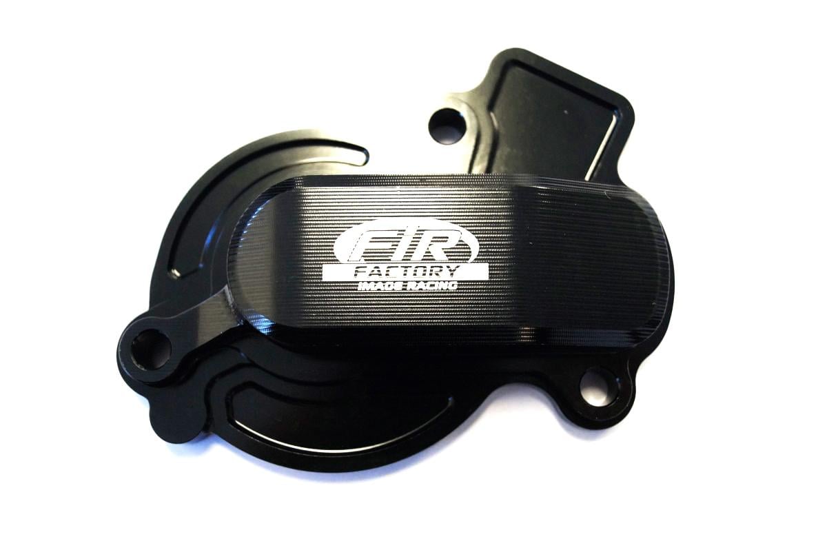 WATER PUMP COVER 16-18 SX-F 450 KTM, FIR ASWPC-01, BILLET ALLOY BLACK, 79435052000 OEM FITMENT
