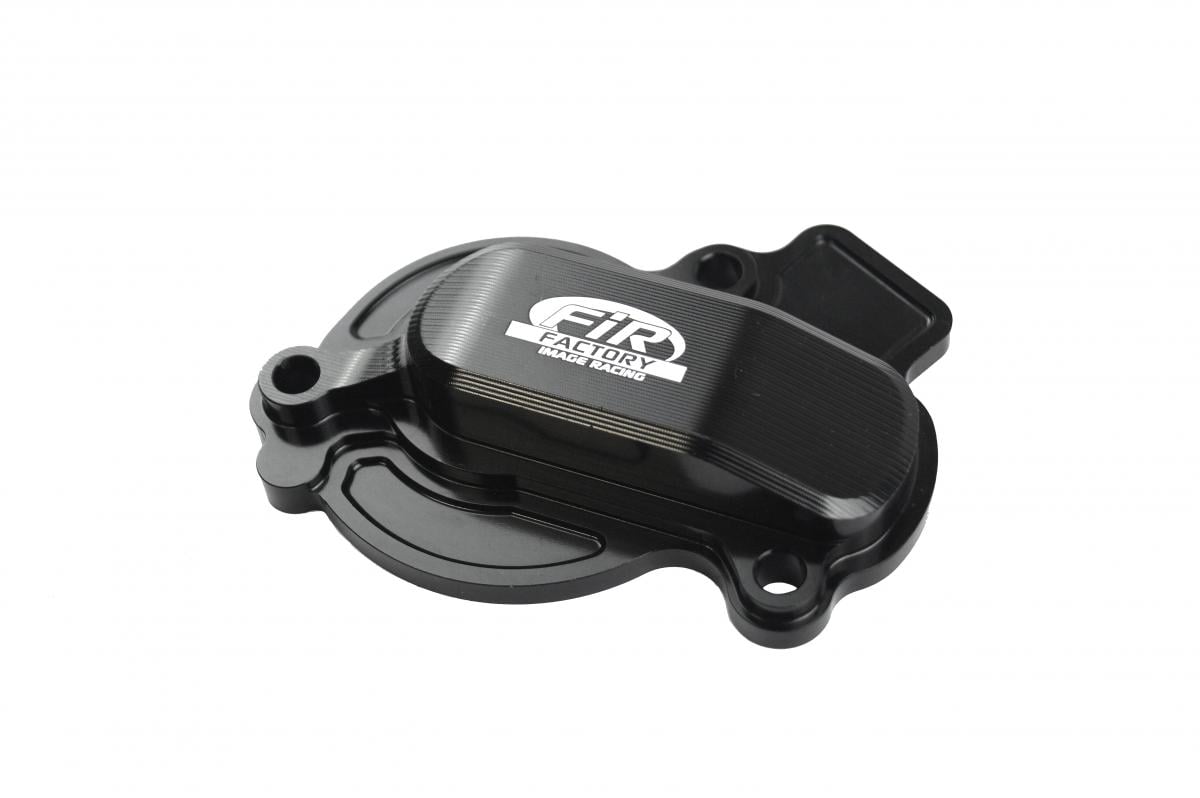 WATER PUMP COVER 16-18 SX-F 450 KTM, FIR ASWPC-01, BILLET ALLOY BLACK, 79435052000 OEM FITMENT