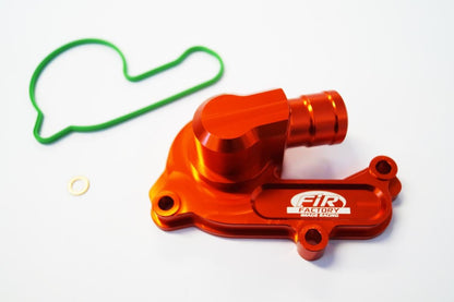 WATER PUMP COVER 16-19 SX-F 250 KTM, FIR ASWPC-02, BILLET ALLOY ORANGE, 79235052000 OEM FITMENT