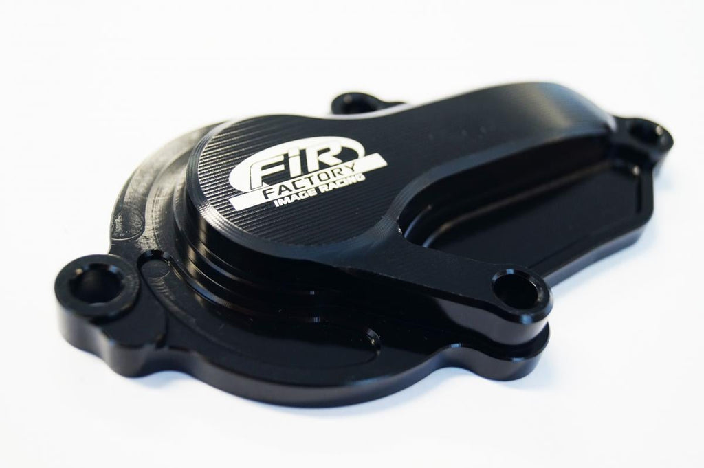 WATER PUMP COVER 18-20 KTM 85 SX, FIR ASWPC-04, BILLET ALLOY BLACK, 47235052000 OEM FITMENT