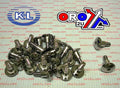 OVAL HEAD ALLEN BOLT 6x20 PACK/25, WITH SHOULDER 33-8297, ROAD TOOLS 9139-06126, 09139-06087