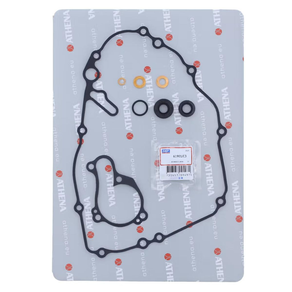 WATER PUMP GASKET KIT WR/YZ/XEF 250 19-26, ATHENA P400485475014 YAMAHA/FANTIC WITH BEARING