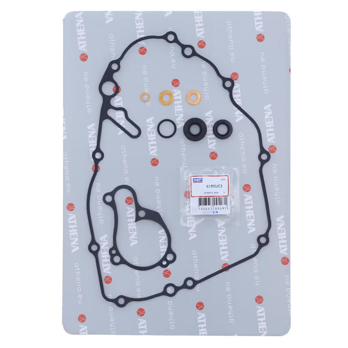 WATER PUMP GASKET KIT WR/YZ/XEF 250 19-26, ATHENA P400485475014 YAMAHA/FANTIC WITH BEARING