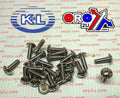CHROME OVAL HEAD PHILLIPS 5x16 PACK/25, 33-7855, YAMAHA SUZUKI ROAD TOOLS