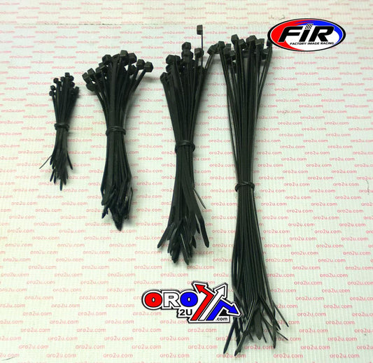 NYLON CABLE ZIP TIE - 100 SET, 100/160/200/300mm - 25 OF EACH