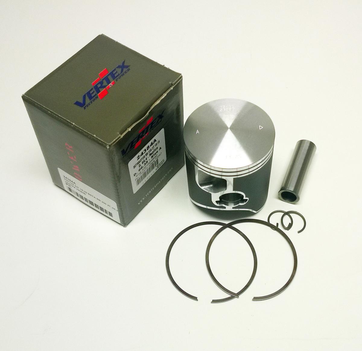 PISTON KIT VERTEX 66.4 A BETA RR 250 2T 18-23, VERTEX 24384A XTRAINER
