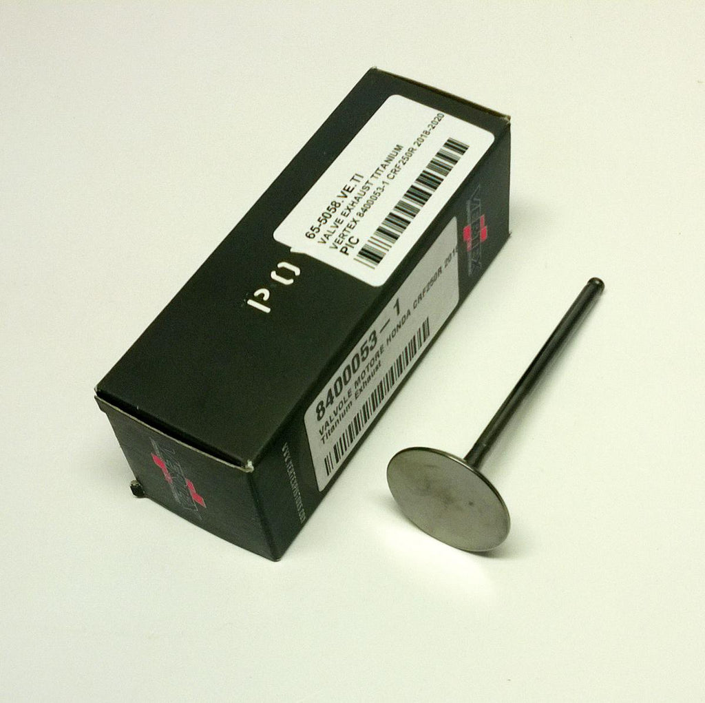 VALVE EXHAUST TITANIUM, VERTEX 8400053-1 CRF250R 2018-2025