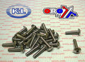 CHROME ALLEN OVAL HEAD 6x26 PACK/25, SUZUKI 4mm Key 33-7870, ROAD TOOLS