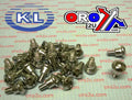 CHROME ALLEN OVAL HEAD 4x13.5, WITH SHOULDER HONDA 4x13.5mm, TOOLS ROAD 33-7871