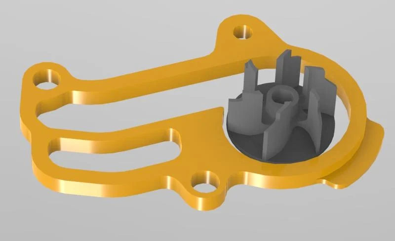 COOLER KIT ORANGE KTM 250/300 EXC 19-23, MINO 16-2119