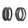 ENDURO TYRE MOUSSE PACKAGE BORILLI DURA MEDIUM FRONT 21-90 90 REAR 18-140 80 TYREPACK-2