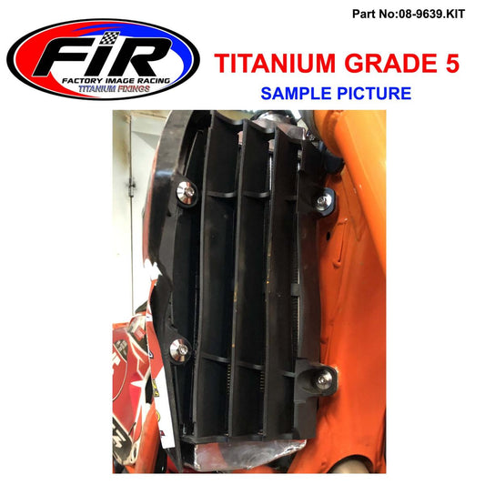GR5 KTM RAD GUARDS FIXS PK8 TITANIUM, SX EXC SXF EXCF 16-2020