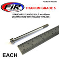 TITANIUM GR5 BOLT M6 x 85mm EACH, FLANGE OD: 11mm / HEX SIZE: 8mm, /