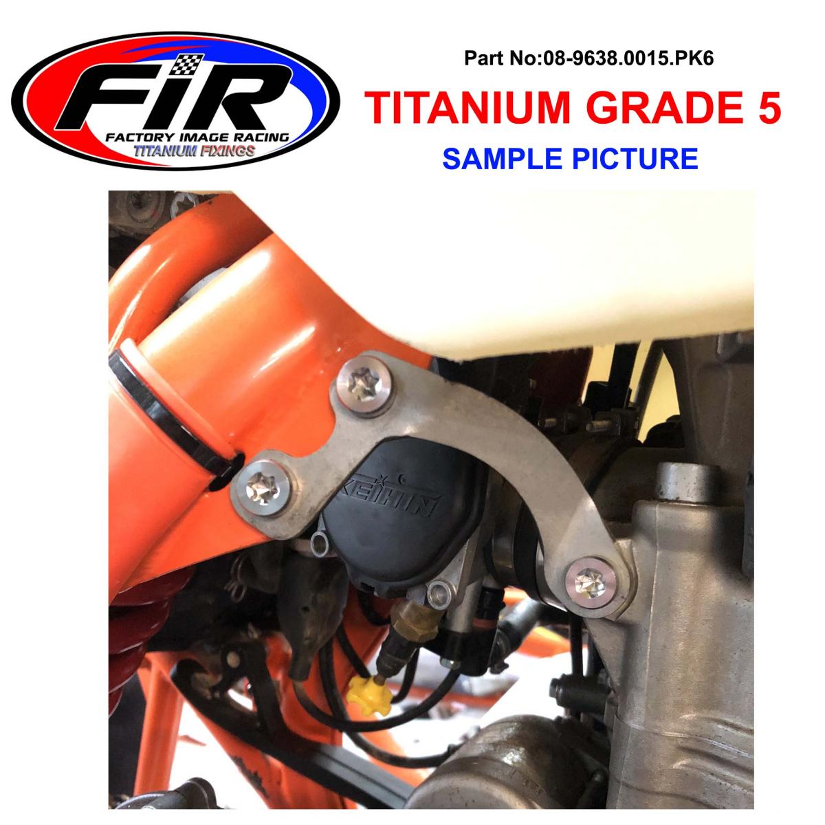 GR5 UPPER ENGINE BOLT KIT OF 6, KTM SCREW M8X15 TORX45 PK6, / 0035080156S