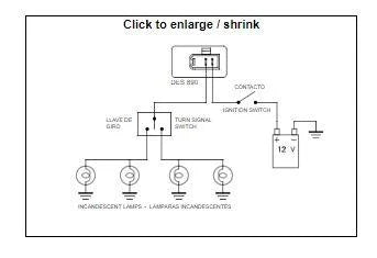FLASHER RELAY UNIT 84-18 HONDA KAWASAKI DZE 44-4714.DZE 12V 2 TERMINAL 38301-MG9-672