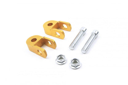 SHOCK ABSORBER HIGH EXTENSION RISER KIT WITH BOLT HARDWARE, GOLD