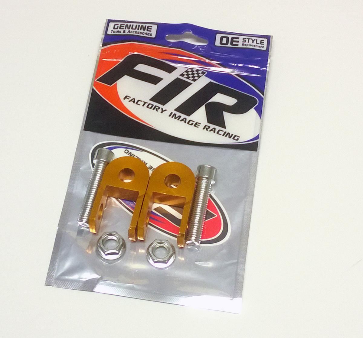 SHOCK ABSORBER HIGH EXTENSION RISER KIT WITH BOLT HARDWARE, GOLD