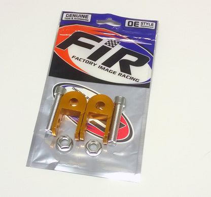 SHOCK ABSORBER HIGH EXTENSION RISER KIT WITH BOLT HARDWARE, GOLD