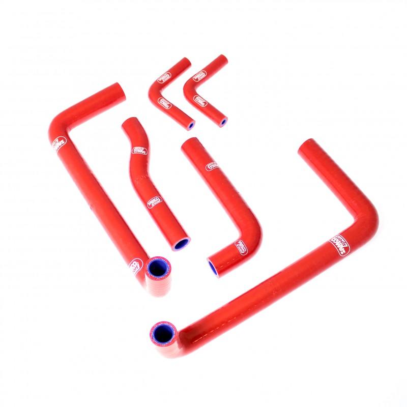 COOLANT HOSE 6 PIECE KIT RED 07-12 GAS GAS 125 200 250 300 EC SAMCO SPORT GAS-3-RD