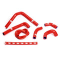 COOLANT HOSE 7 PIECE KIT RED 02-12 HONDA 250 CR 250 R SAMCO SPORT HON-17-RD