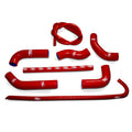 COOLANT HOSE 8 PIECE KIT RED 00-10 HONDA 650 XR R SAMCO SPORT HON-30-RD