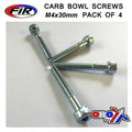 M4 x 30mm PK/4 CARB FLOAT BOWL, SCREWS